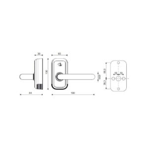 Klamka elektroniczna Compact WFE L730-EU