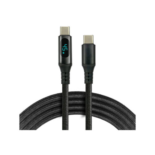 KABEL USB-C / USB-C LCD everActive CBB-3PDL 300cm 20V 2,25A 45W