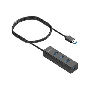 Aktywny hub USB Unitek 4w1 5Gbps z zasilaniem przez USB-C