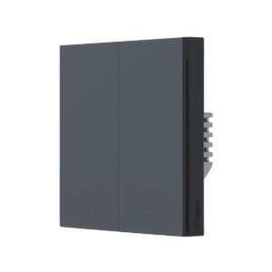 Aqara Smart Wall Switch H1 Szary podwójny bez przewodu neutralnego