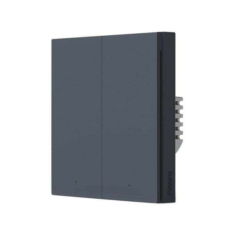 Aqara Smart Wall Switch H1 Szary podwójny bez przewodu neutralnego