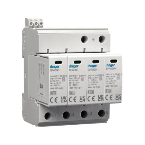 HAGER SPD Ogr. przepięć T1+T2 MOV 4P SPA931