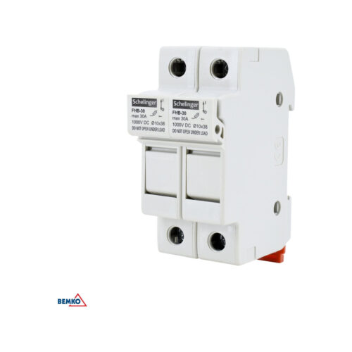 Podstawa bezpiecznikowa 2-POLOWA Z KONTROLKA SCHELINGER