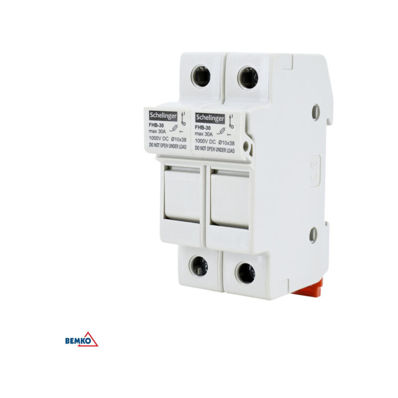 Podstawa bezpiecznikowa 2-POLOWA Z KONTROLKA SCHELINGER