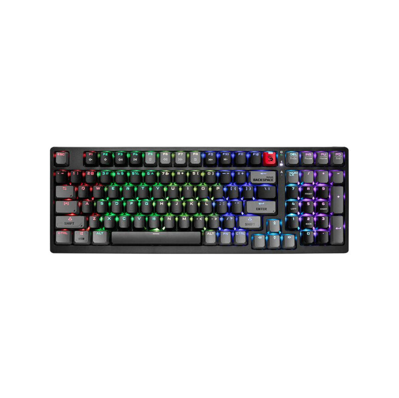 Klawiatura mechaniczna A4TECH BLOODY S98 USB Sports Lime (BLMS Red Plus Switches)