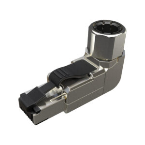 WTYK MODULARNY KONEKTOR PRZEMYSŁOWY SAMOZACISKOWY SOLARIX RJ45 CAT.6A STP 8P8C