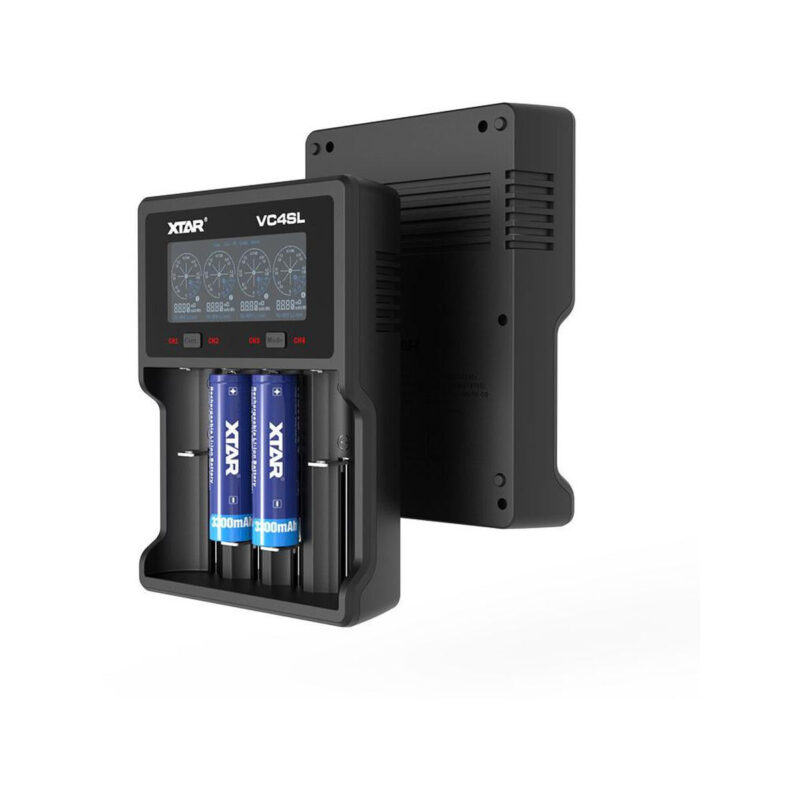 Ładowarka do akumulatorów cylindrycznych Li-ion / Ni-MH AA / AAA / 18650 Xtar VC4SL