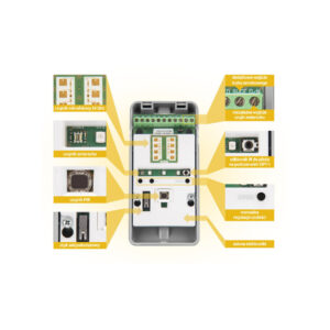 czujka_ruchu_OPAL_5 SATEL CZUJKA RUCHU ZEW. OPAL GY, BEZ UCHWYTU (SZARA)