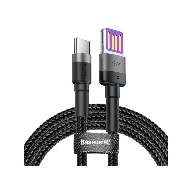 KABEL USB-A / USB-C Baseus Cafule CATKLF-PG1 100cm SuperCharge 40W 5A QC 3.0 W OPLOCIE