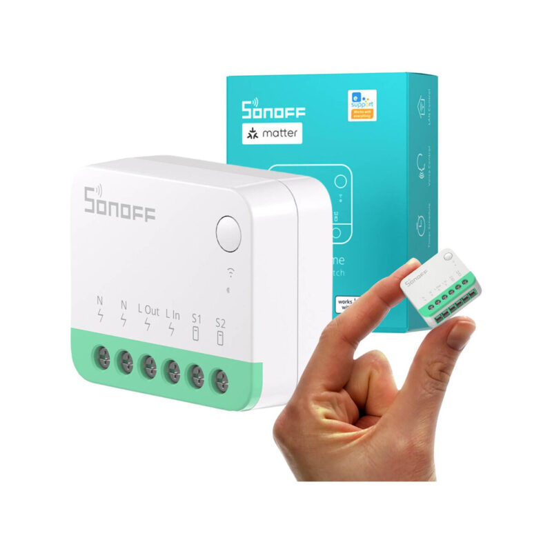 SONOFF Inteligentny przełącznik Wi-Fi 1-kanałowy MINIR4M Matter