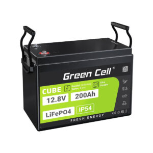 AKUMULATOR LITOWO-ŻELAZOWO-FOSFORANOWY LiFePO4 Green Cell Cube 12.8V 200Ah LFPGC12V200AH