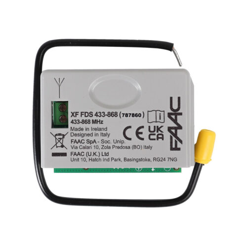 Sterownik/radioodbiornik FAAC XF LC FDS 433-868 MHz (787860)