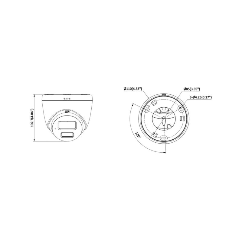 Kamera IP Hikvision DS-2CD1323G2-LIUF/SL 2.8mm PL