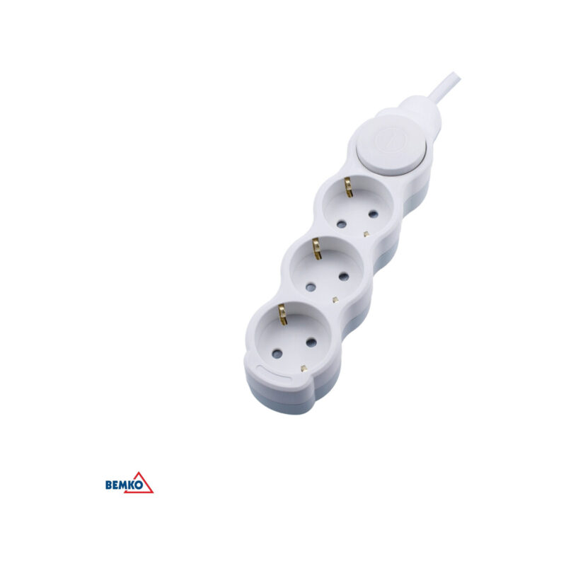 Przedłużacz na SCHUKO 5X 2P+Z 1.5MM X 1.5M