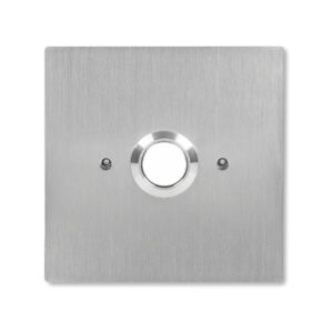 ACO INS-OB-60 Przycisk zwierny wyjścia, podświetlany, podtynkowy, stal nierdzewna, do puszki elektrycznej fi60