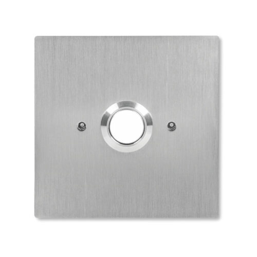 ACO INS-OB-60 Przycisk zwierny wyjścia, podświetlany, podtynkowy, stal nierdzewna, do puszki elektrycznej fi60