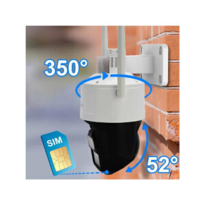 Kamera IP ORLLO Z17 Ultra 4K zewnętrzna obrotowa GSM na kartę SIM 8MPx