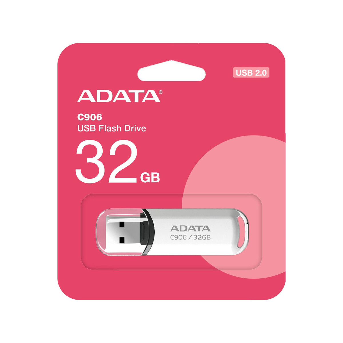 Adata Pendrive C906 32GB USB2.0 białe