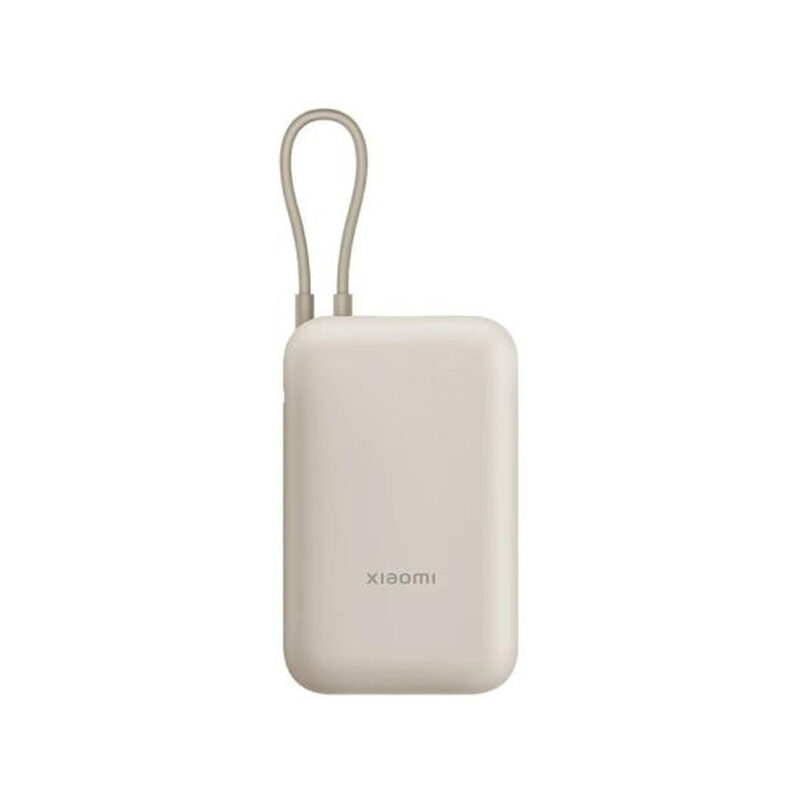 Powerbank Xiaomi 10000mAh z Wbudowanym Kablem USB-C Tan
