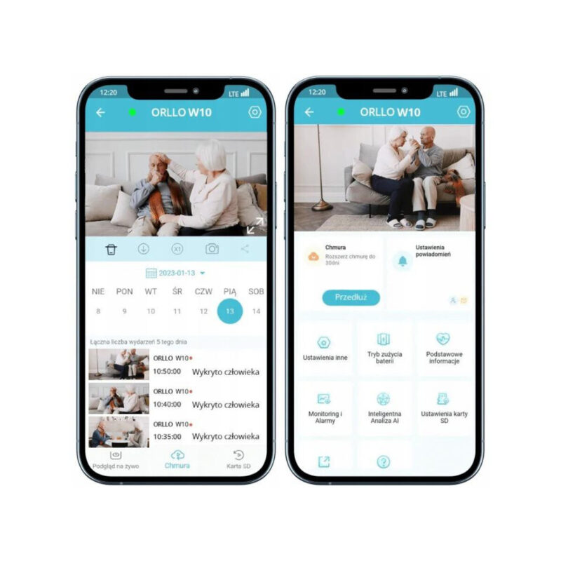 Kamera IP Orllo W10 SIM 4K wewnętrzna obrotowa