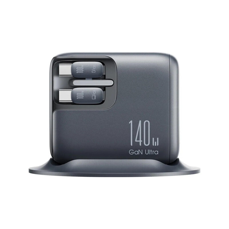 Ładowarka biurkowa Joyroom Podix Jr-TRD01 GaN 140 W 1x USB-C 2x USB-A + zwijane kable 2x USB-C