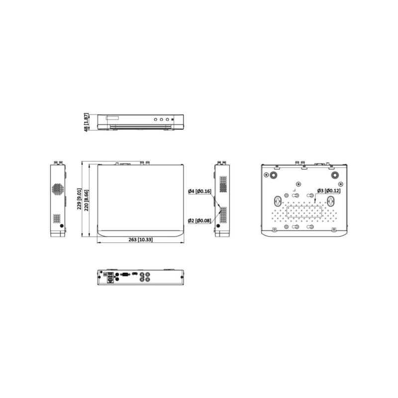 Rejestrator 5w1 Hikvision iDS-7204HUHI-M1/T