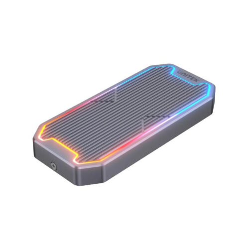 S1210B Unitek Obudowa dysku M.2 SSD NVMe/SATA 10Gbps RGB
