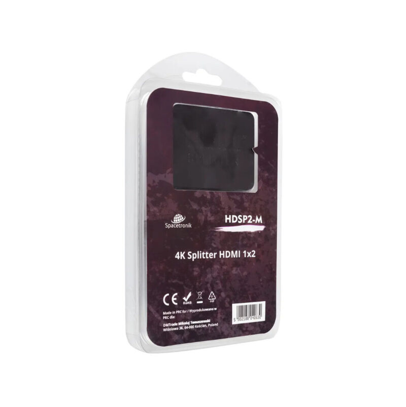 Rozgałęźnik mini HDMI 1x2 Spacetronik HDSP2-M 1/2