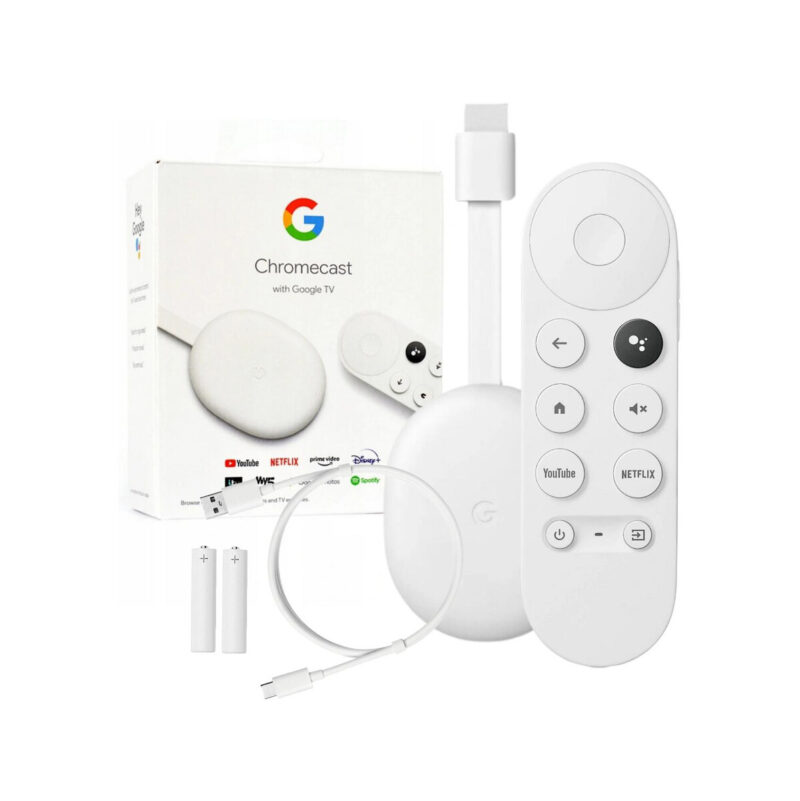 Odtwarzacz multimedialny Google Chromecast 4K z Google TV