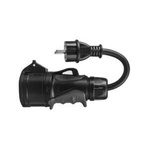 PRZEJŚCIOWKA ADAPTER SIŁOWY Green Cell CZERWONY CEE 16A 400V 5P DO SCHUKO 230V EVAK01