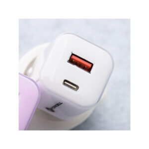d285bd66277218b30980ff37d5b22e0d_original ŁADOWARKA SIECIOWA Forcell F-Energy GaN III VT-41 33 W 1x USB-C 1x USB-A PD 3.0 QC 4.0 BIAŁA