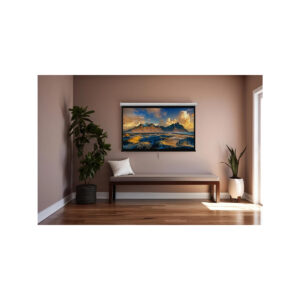 Ekran projekcyjny zwijany ręcznie 100" 16:9