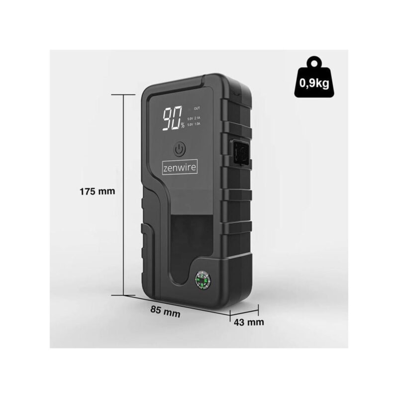 Booster Jump Starter 6400 mAh Powerbank Samochodowy Zenwire CY16