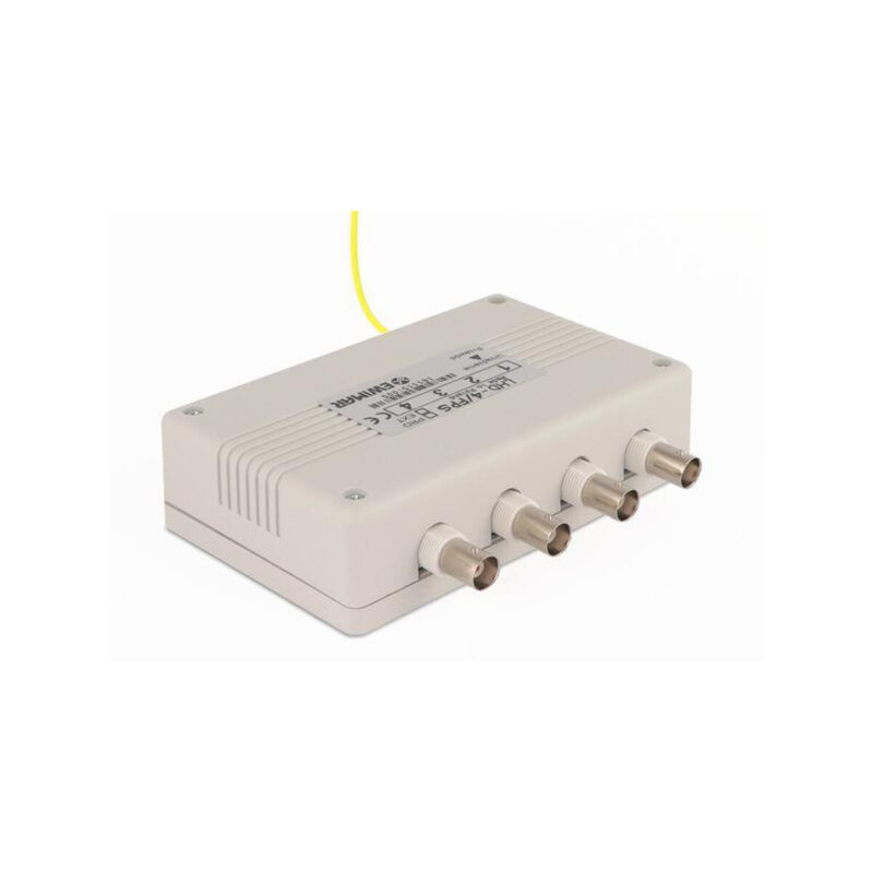 Panel 4-kanałowy zabezpieczający systemy HD z konwerterem UTP EWIMAR LHD-4-EXT-FPS