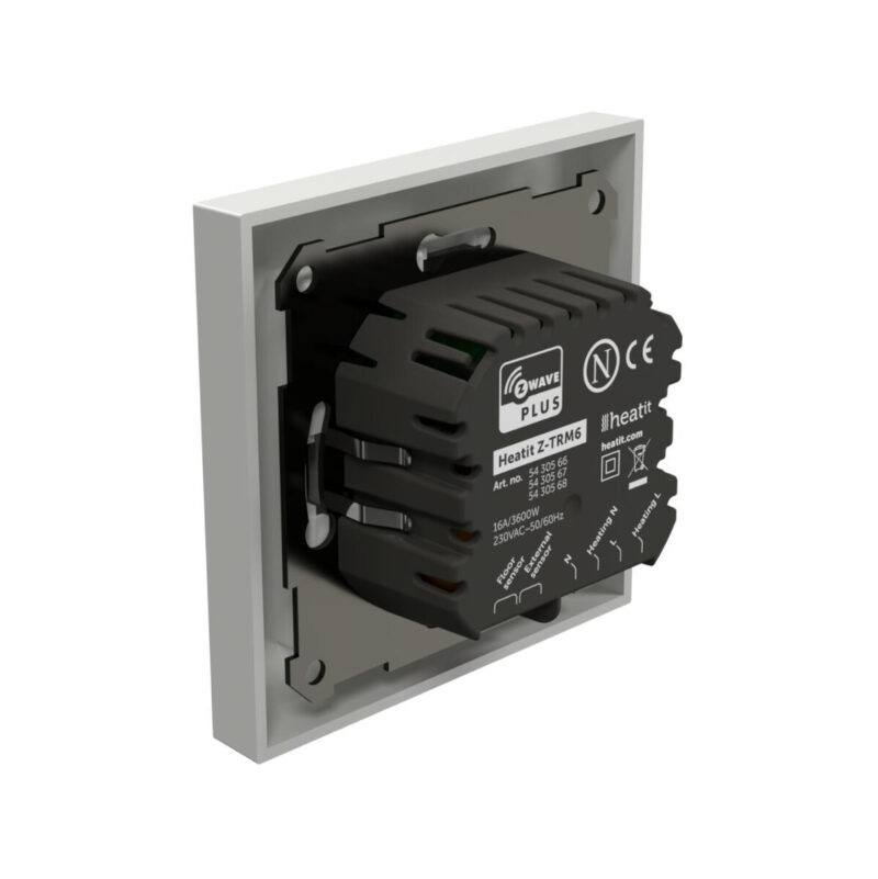 Termostat Heatit Z-TRM6 White RAL 9003 Z-Wave Thermostat 3600W 16A 868,4 Mhz