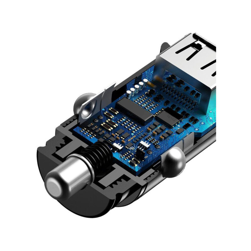 ŁADOWARKA SAMOCHODOWA Baseus Circular CCALL-YD01 30W 5A 2x USB-A QC 3.0