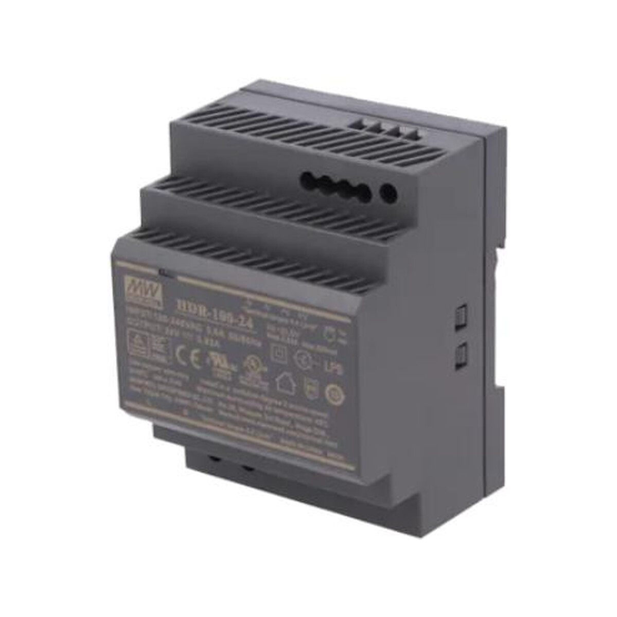 Przewodowy zasilacz 24v dc 100w na szynę din czarny ZS-24/100 Tech Sterowniki