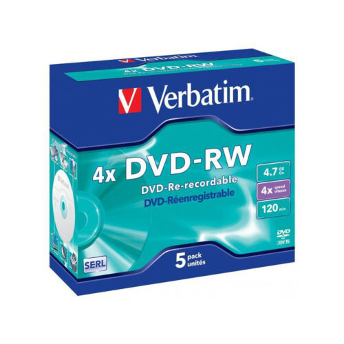 d4051fe4b78a48a9ebe300c902144ed7_original Płyty DVD-RW Verbatim SERL jewel box (5szt)