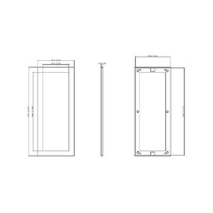 RAMKA DO MODUŁÓW WIDEODOMOFONOWYCH DAHUA VTM126