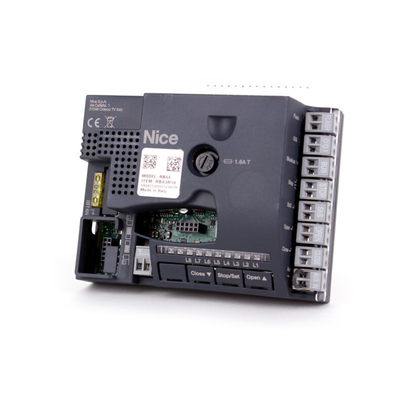 Centrala NICE SPRBA3R10 do ROBUS400/600/1000R10, kompatybilna z RBA3/C