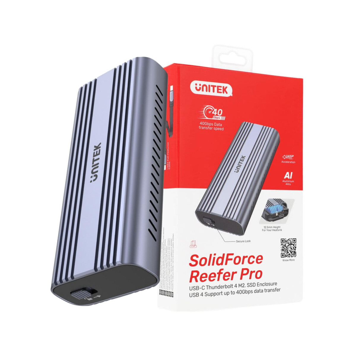 Unitek S1226A obudowa dysku M.2 40Gbps