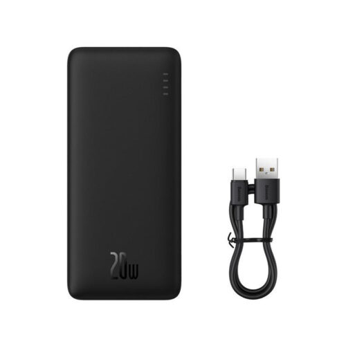 Powerbank Baseus Airpow PPQD090001 10000mAh 20W PD QC 20W USB-A USB-C + kabel