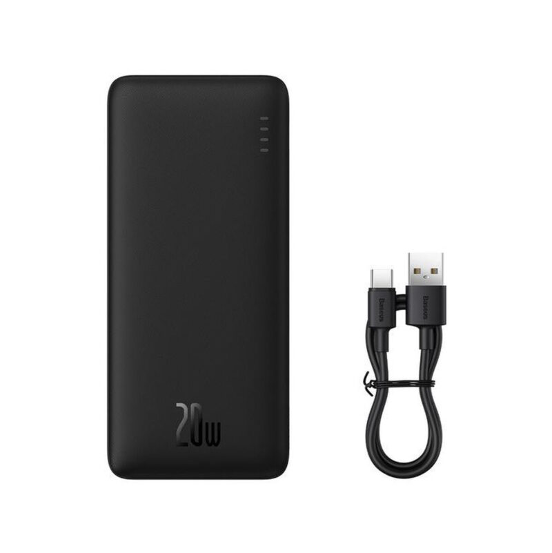 Powerbank Baseus Airpow PPQD090001 10000mAh 20W PD QC 20W USB-A USB-C + kabel