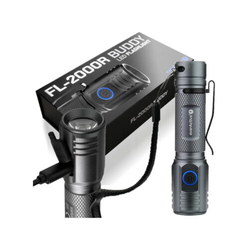 Latarka ręczna 20W LED everActive FL-2000R Buddy 2000 lumenów IPX4
