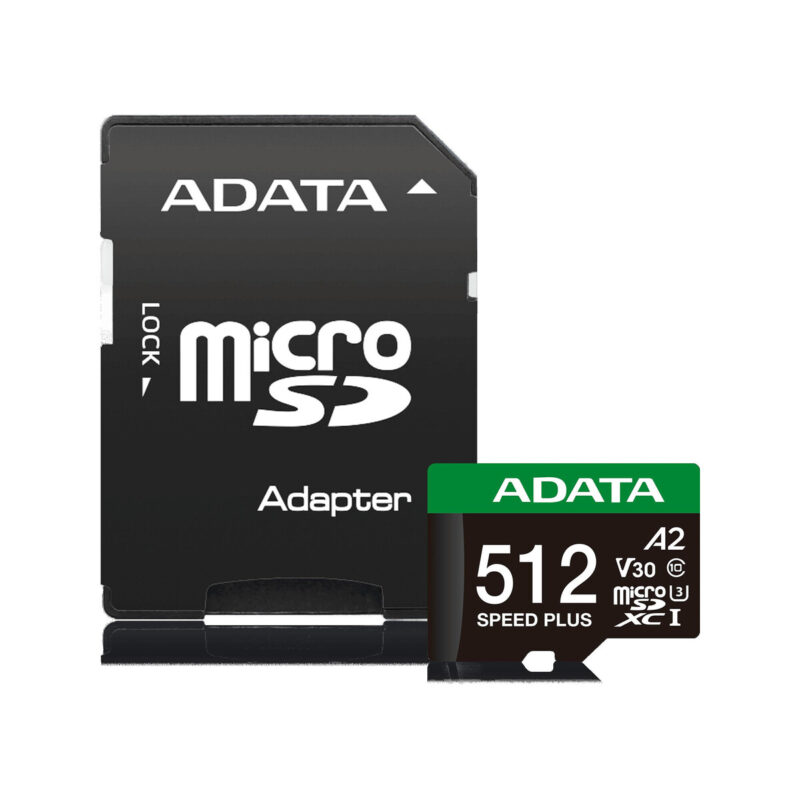 Adata Karta pamięci microSD Speed Plus 512GB UHS1 U3 V30 A2 180/160 MB/s