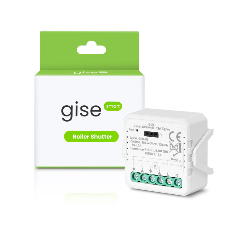 GISE Smart Sterownik roletowy Zigbee | Tuya | GRS-ZB