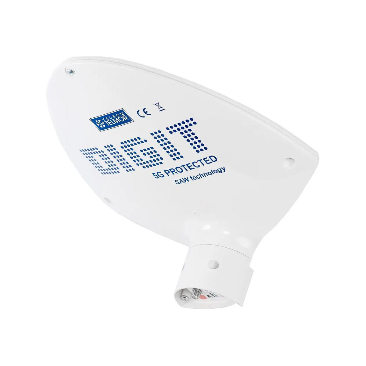 Antena szerokopasmowa DVB-T/T2 DIGIT Activa 5G Telmor biała
