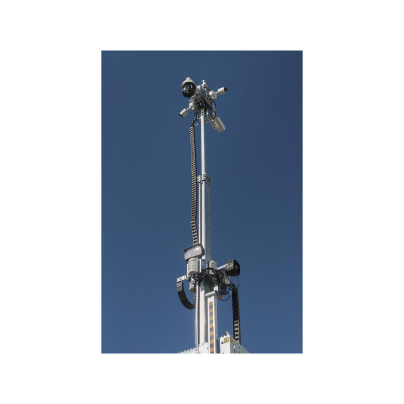 Mobilna wieża do zdalnego wideomonitoringu CCTV iCAM-TOWER AI 5MQ3