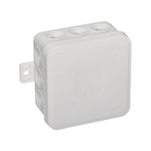 Puszka natynkowa pusta 12 wlotów VIPLAST V5 klik BIAŁA IP54 75x75x41mm 035-01