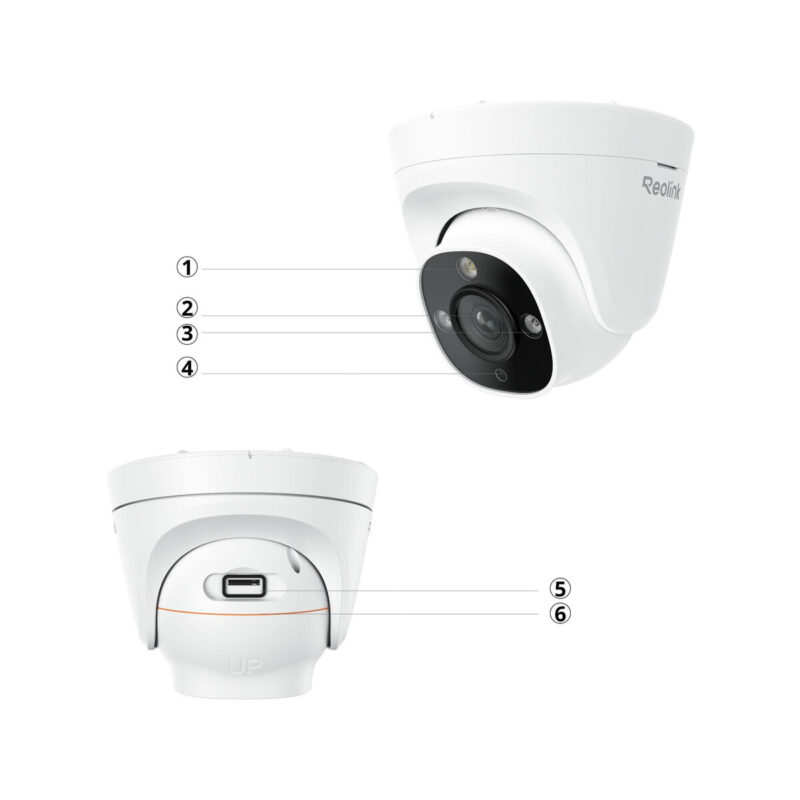 Kamera IP Reolink Professional RP-PCT12M 12MP PoE Kopułowa